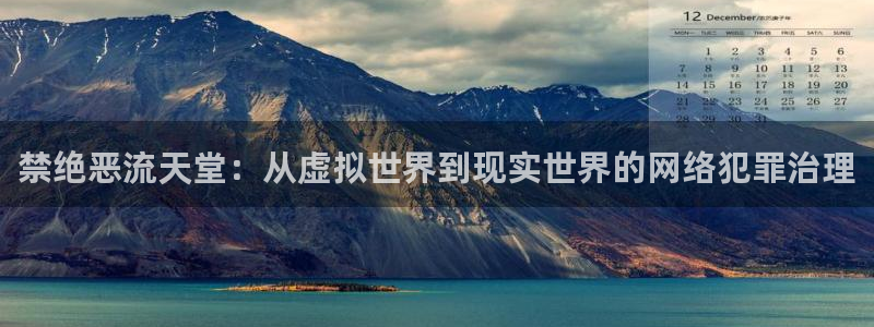 漫蛙manwa2正版下：禁绝恶流天堂：从虚拟世界到现实世界的网络犯罪治理